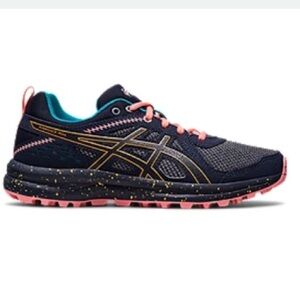 ASICS Trail Running Shoes - Navy and Coral